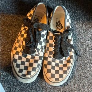 Size 8.5 checkered vans